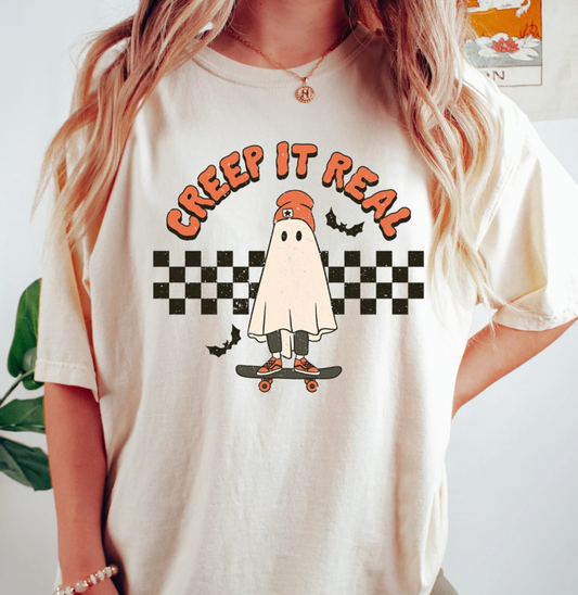 Creep It Real Shirt, Halloween Ghost Shirt