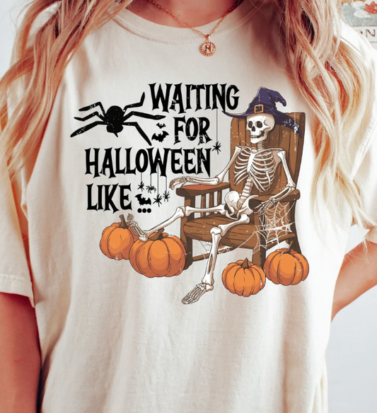 Waiting For Halloween Like Shirt, Spooky Season Shirt