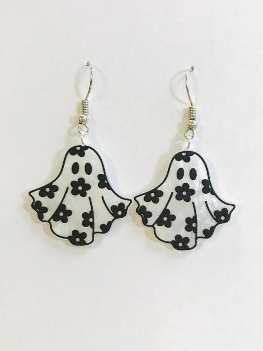 Happy Flora Ghost Earrings