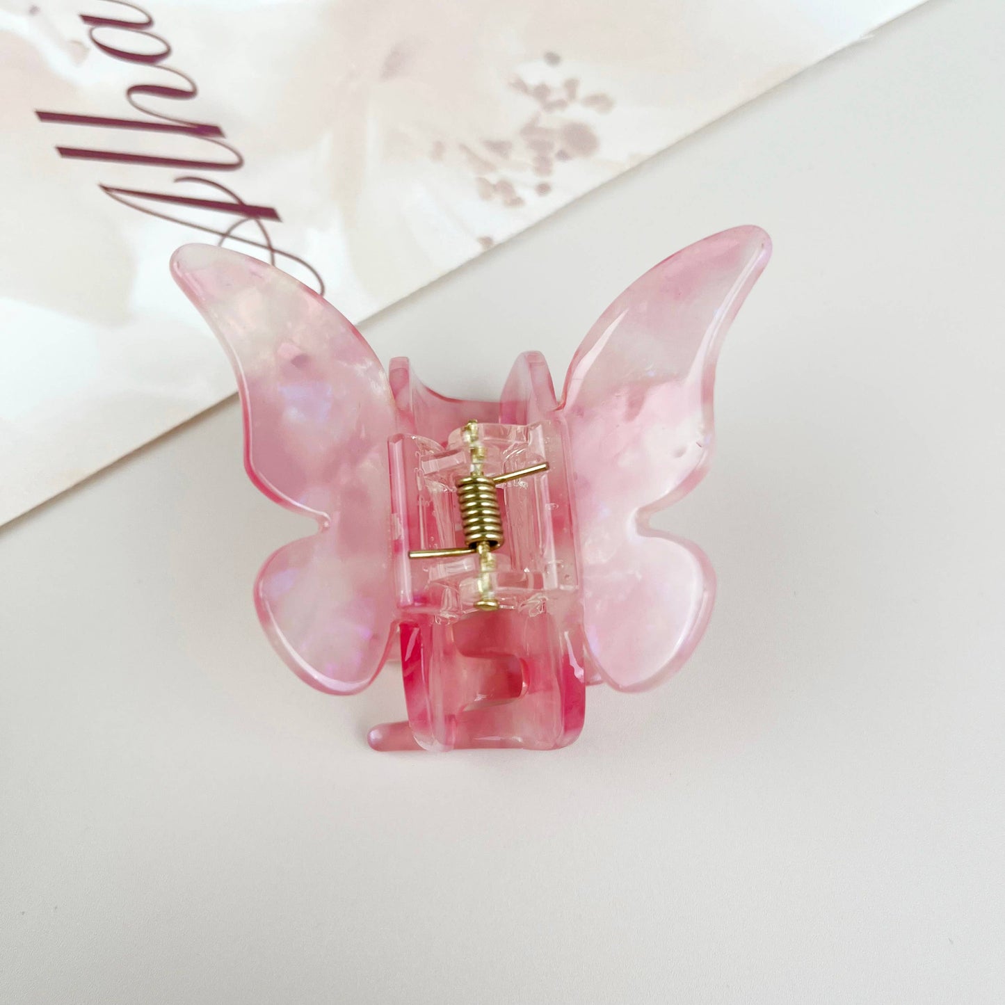 Butterfly Hair Clip - Pink