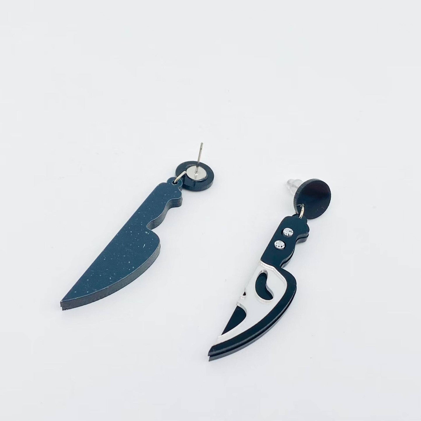 Halloween Acrylic Knife Shape  Earrings