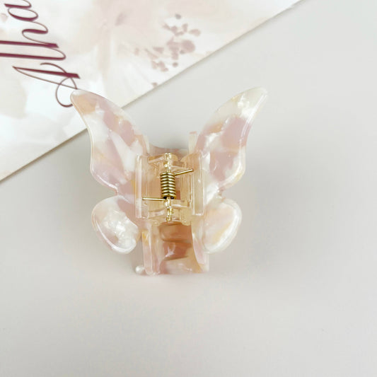 Butterfly Hair Clip - Light Pink